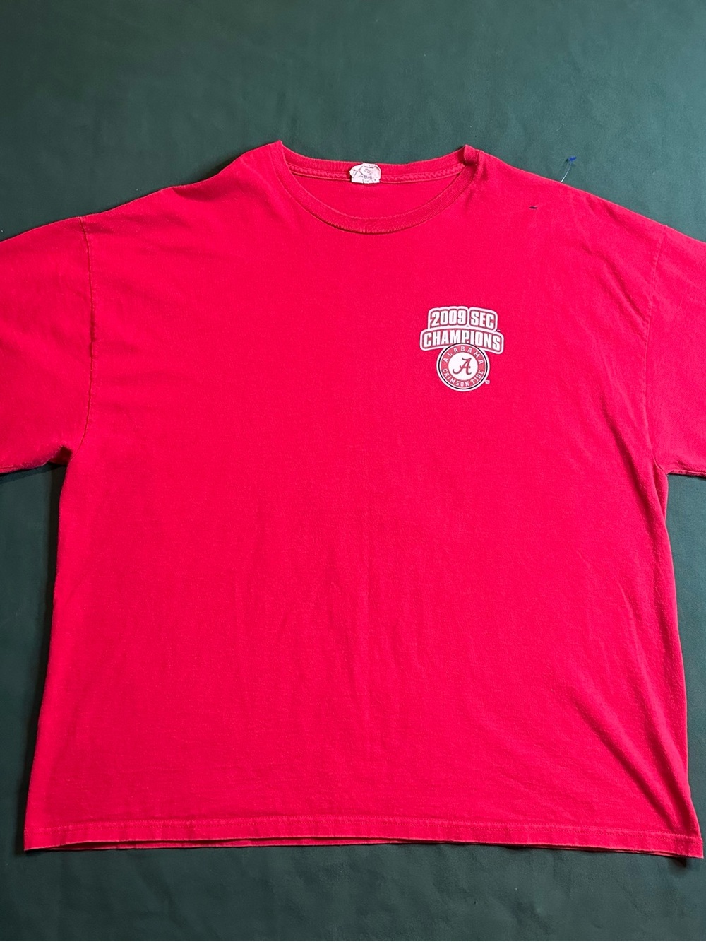Vintage University of Alabama Football 2009 National Championship Shirt Size XXL